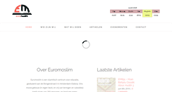 Desktop Screenshot of euromoslim.org